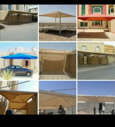 نقوم بعمل المظلات