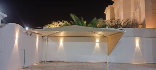 مظلة قماش واتر بروف لحماية السيار