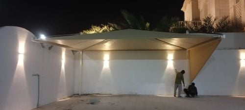 صيانة المظلات والبراكن