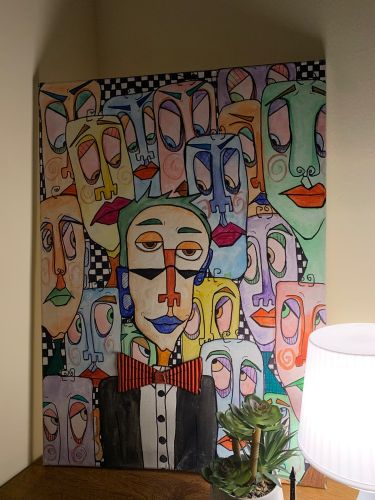 water colour canvas /art 