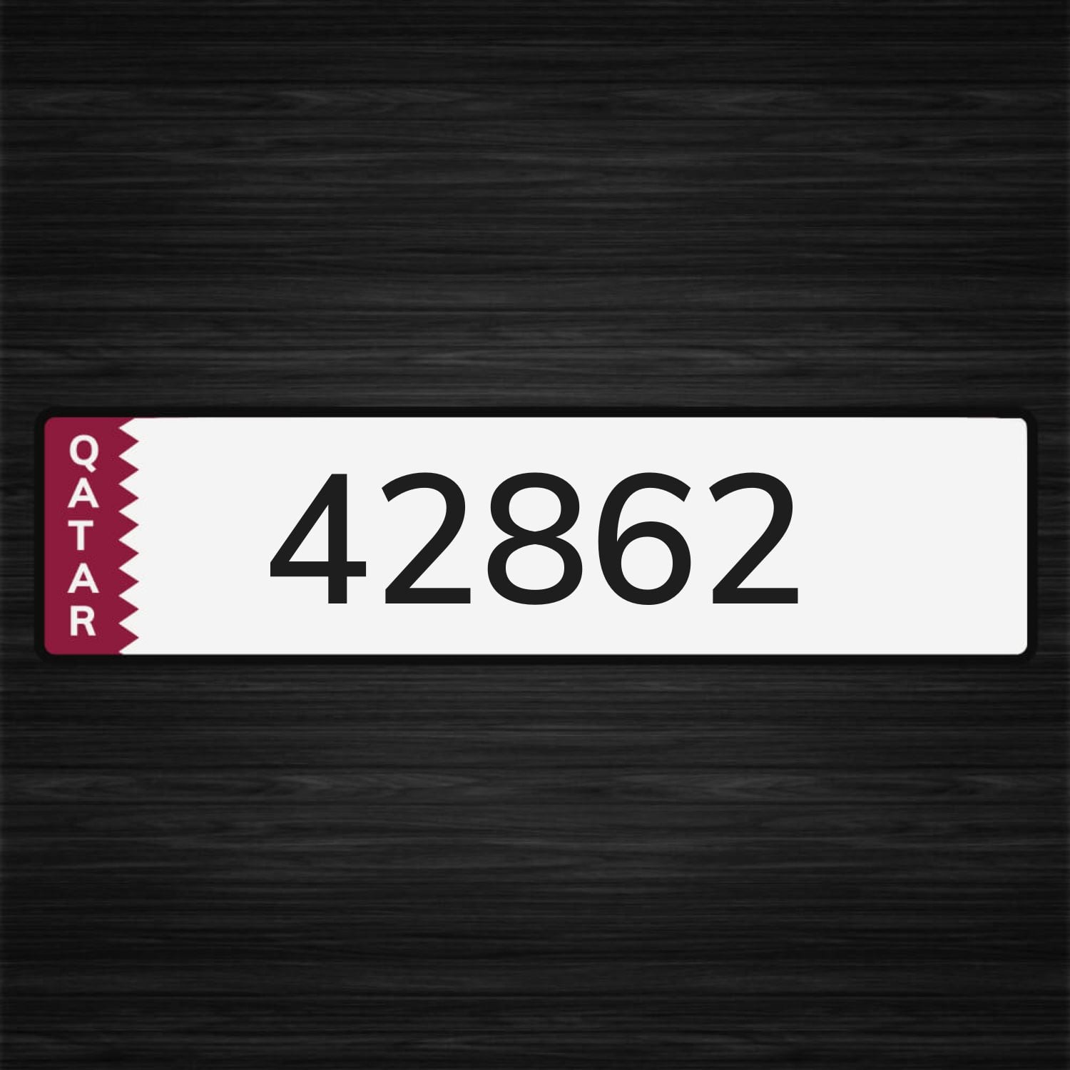 5 digit number plate for sale