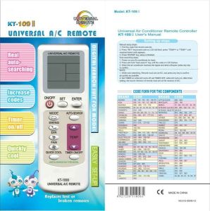 AC UNIVERSAL REMOTE