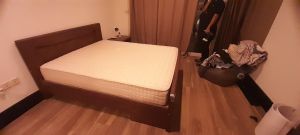 Bed and mattress