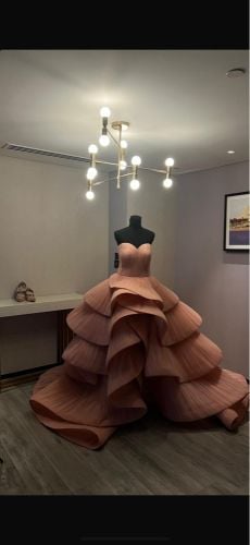 engagement dress pink M/L