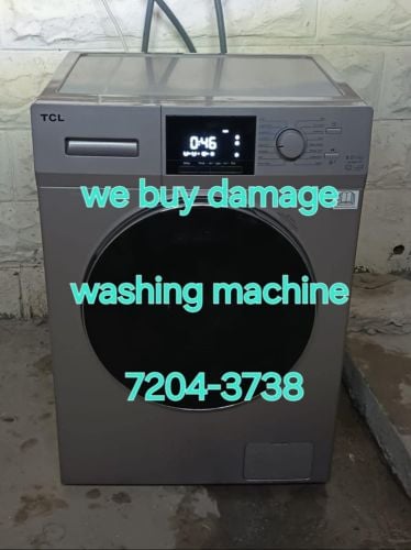 we buy damage washing machine