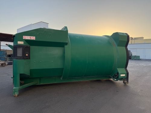 ضاغط نفايات متنقل من شركة هايڤا