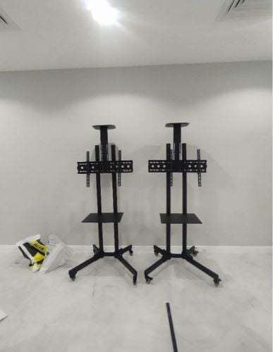 Tv stand with wheels
