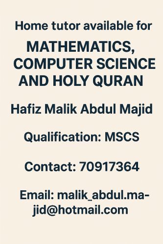 Home Tutor