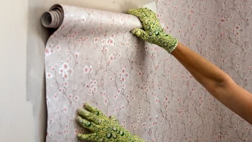 wallpaper sale with fixing and pa