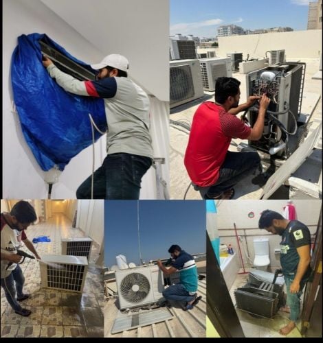 تصليح مكيفات  تصليح ثلاجه تعبئة غ