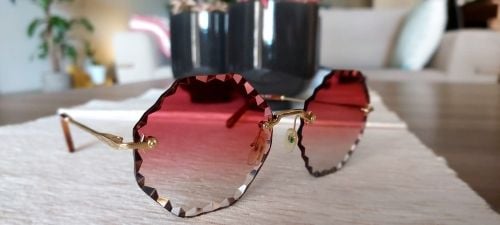 Chloe Rose Pink Sunglasses