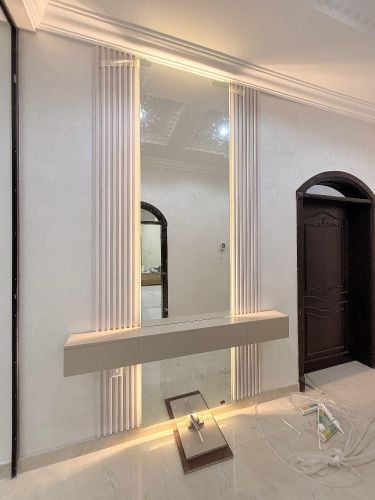Mirror decor & TV decor