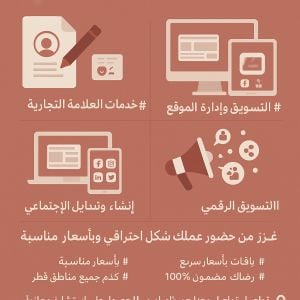 خدمات العلامات التجارية والتسويق