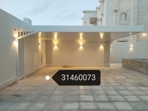 نقوم بجميع اعمال الحداده للمظلات،