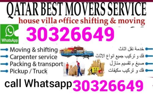 Qatar moving shifting service