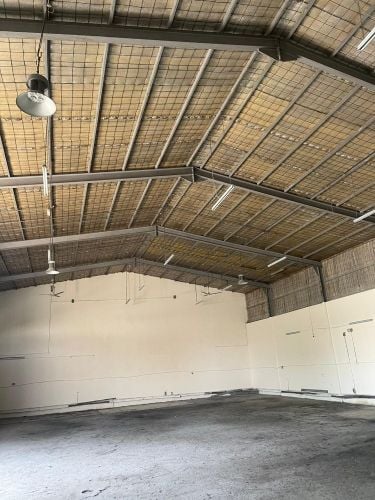 small store in industrial area