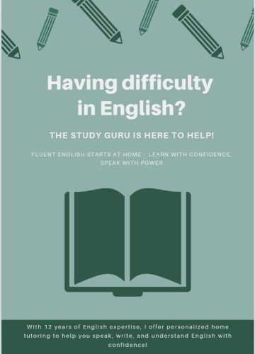 English language tutor