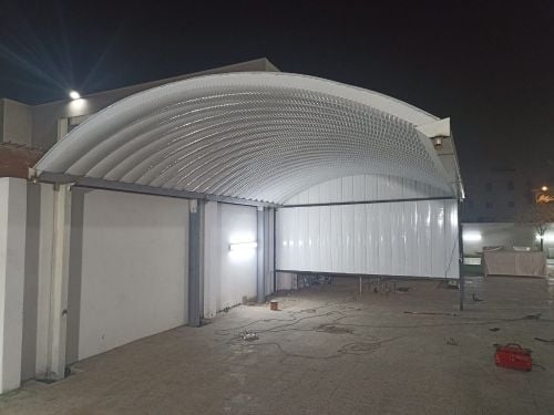 welding & car shade parking