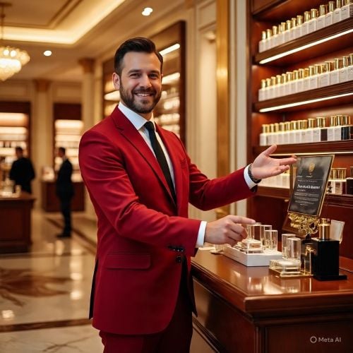 باحث عن عمل في مجال بيع العطور*