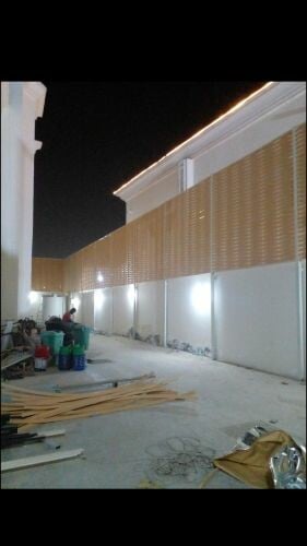 أعمال الحدادة وتركيب المظلات