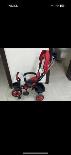 tricycle with push handle