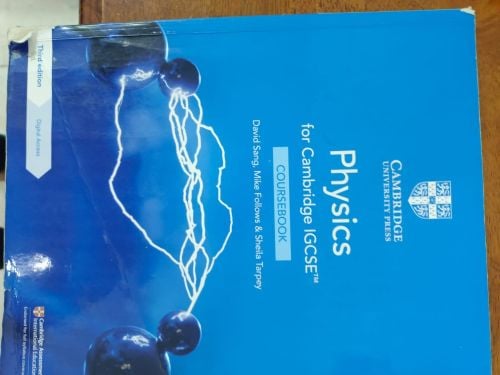 Biology, physics, chemistry books
