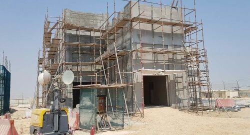 building construction cabin carav