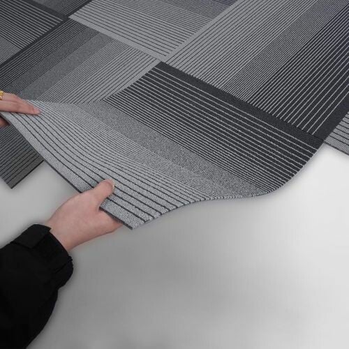 office tiles carpet