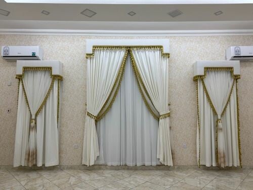 Luxury design curtains making 