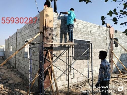 building construction cabin work