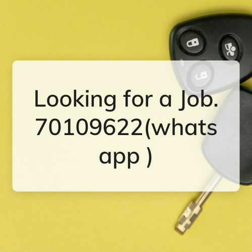 Looking for a job.