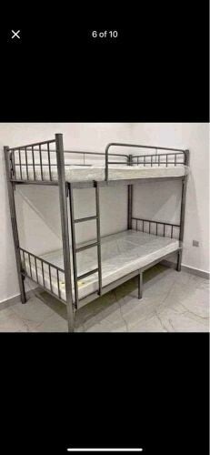 steel bed double new 