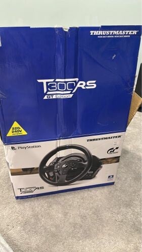 PS5 steering wheel+pedals+gear 