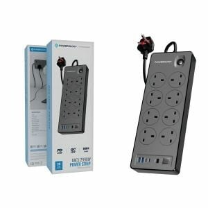 Powerology 8-Port Power Strip