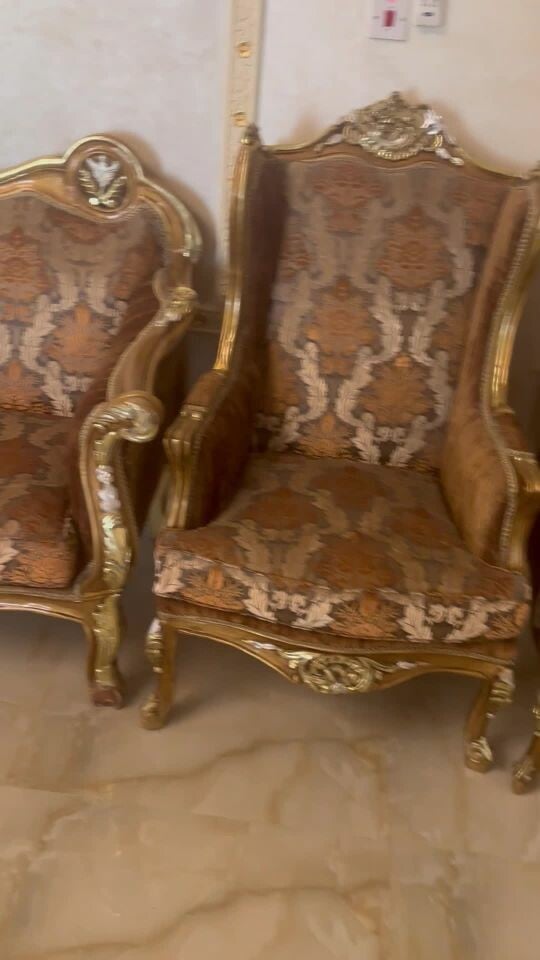 Three sets of Damietta chairs