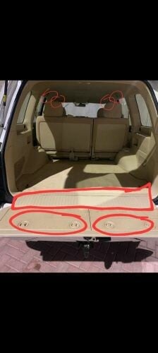 ديكورات شنطة لاندكروزر