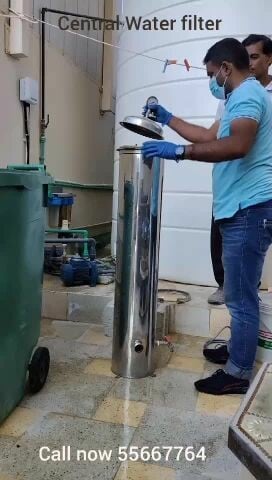 فلتر مياه مركزي 40 بوصة * 7 خراطي