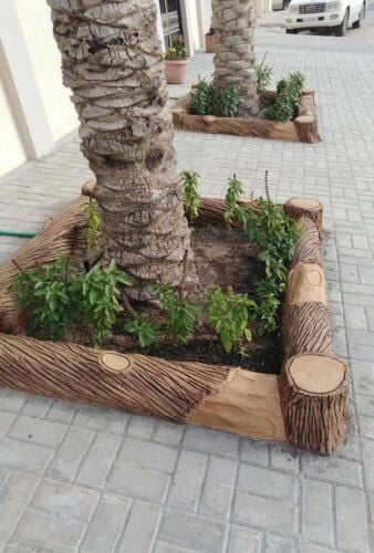 جذوع وديكورات للحديقة