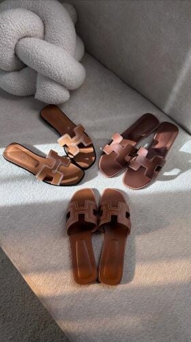 Hermes Oran Sandal Naturel
900