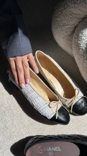 Coco Tweed Ballet Flats