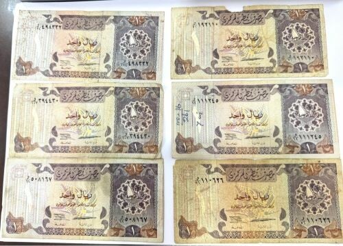 old Qatari riyal