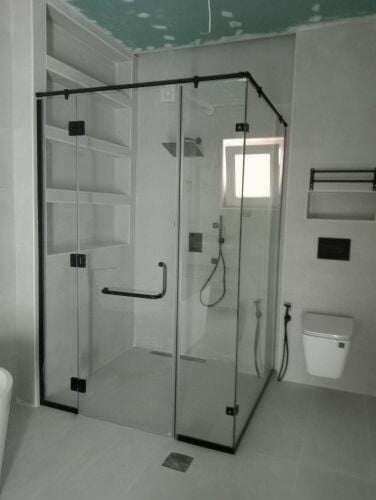 mirror & shower glass