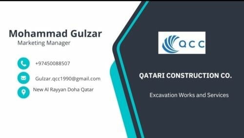 we have excavator, havy vehicle