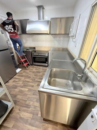cabinets stainless steel