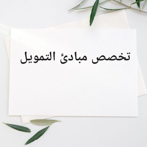 مدرسة ممتازة في شرح التمويل