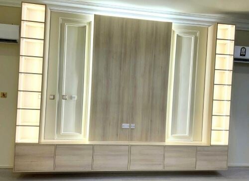 Tv Decor Coupboard Curtains Etc