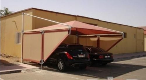 عمل المظلات والسواتر