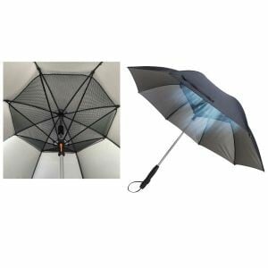 مظلة برذاذ مبرد ومروحة مدمجة