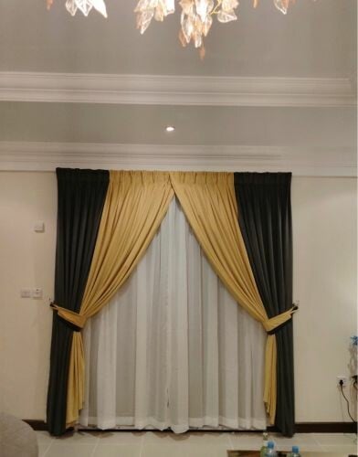 New Arabic Curtain With Fixing 