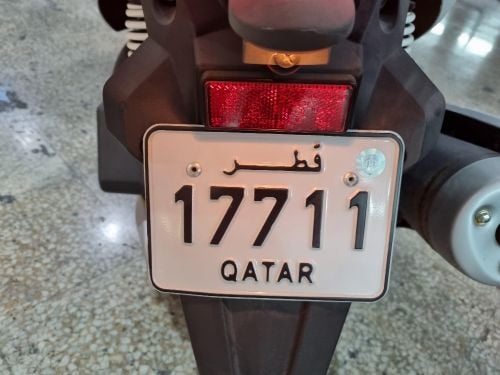 125cc bike with number. transfer